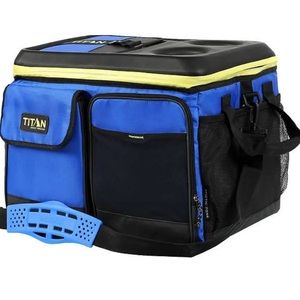 Titan 50-Can Collapsible Cooler Blue